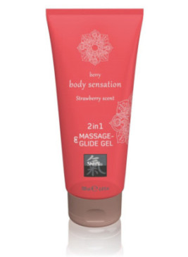 Massage & Glide Gel 2 in1 Strawberry Scent